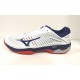 Scarpe da Campionario Mizuno - Tennis / Paddle - Wave Exceed Tour 3 - Bianco/Blu/Rosso - Terra Rossa